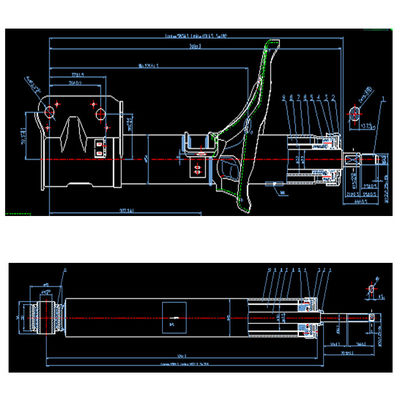 54651-2D100 Front Left Hyundai Elantra Shock Absorber 55351-2D100
